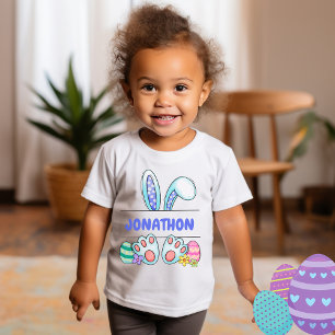 Bébé T-shirt pour tout-petit Hobo Happy Easter Boy Bunn
