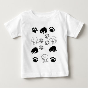Bébé T-shirt pour tout-petit Pattes ludiques et amis po