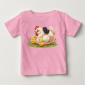 Bébé T-shirt pour tout-petit représentant une ferme ave (Devant)