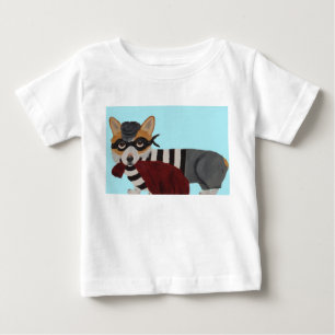 Bébé T-Shirt Voleur de Friandises pour Corgi Gallois