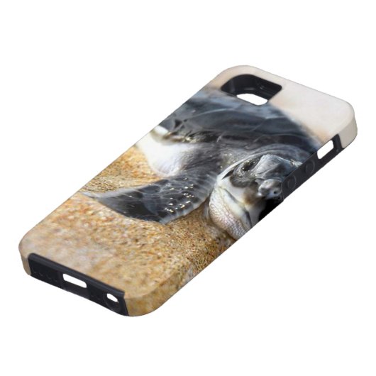 bébé-tortue. coque iphone (Bas)