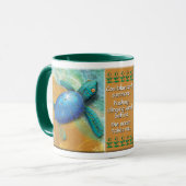 Bébé Tortue de mer Mug (Devant gauche)