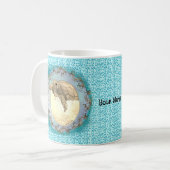 Bébé Tortue Oeuf Mug (Devant gauche)