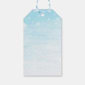 Bébé Tortue sous la mer Douche Favor étiquette cad (Dos)