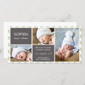 BÉBÉ TOUS LES JOURS | FAIRE-PART DE NAISSANCE (Devant / Derrière)