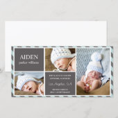 BÉBÉ TOUS LES JOURS | FAIRE-PART DE NAISSANCE (Devant / Derrière)