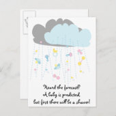 Bébé Toy Douche / Baby shower Invitation (Devant / Derrière)