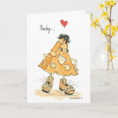 Bébé, tu me fais une carte heureuse (Fleur jaune)
