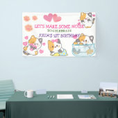 bébé un bébé fille bannière (Salon professionnel)