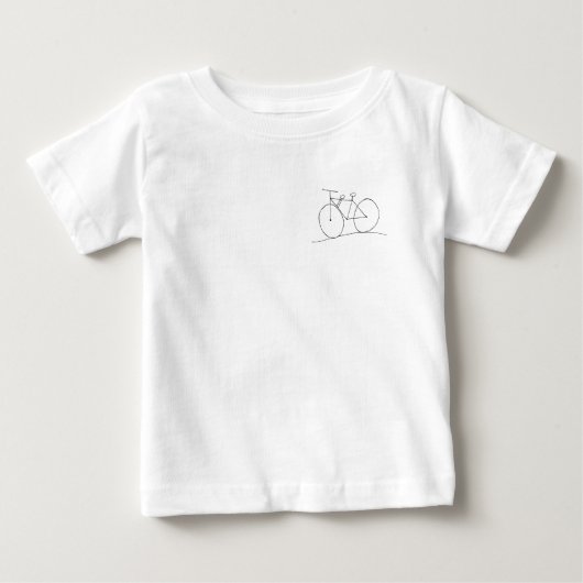 Bébé Vélo avec T-shirt Doodle pour enfant (Devant)