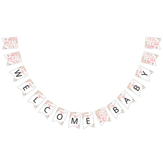 Bébé vêtements fille baby shower Bunting drapeaux (Tout)