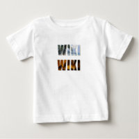 Wiki-Wiki T-shirt Pittoresque pour nourrissons et 