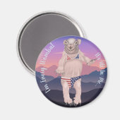 Bébé Wombat Magnet (Recto/Verso)