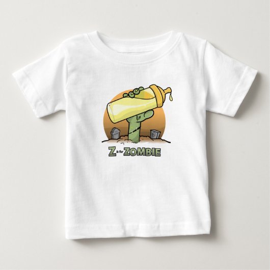 Bébé "Z" est pour le T-shirt infantile de "bouteille" (Devant)