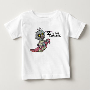 Bébé "Z" est pour T-shirt Zombie avec couverture (Fille