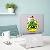 Bébé Zoro à bord autocollant (Ordinateur portable sur le bureau)