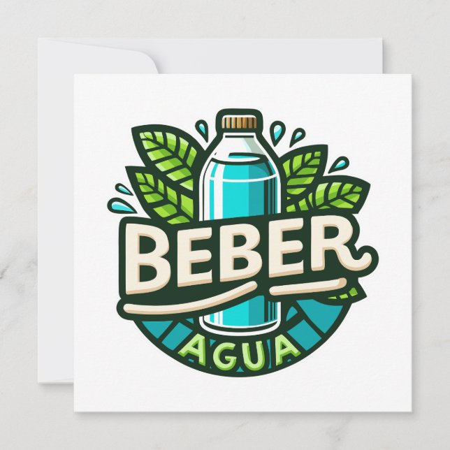 Beber agua (Voorkant)