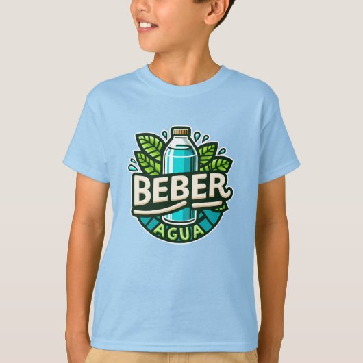 Beber agua t-shirt (Voorkant)