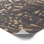 Bébé's Breath Rustic Floral Mariage Affiche de bie (Coin)