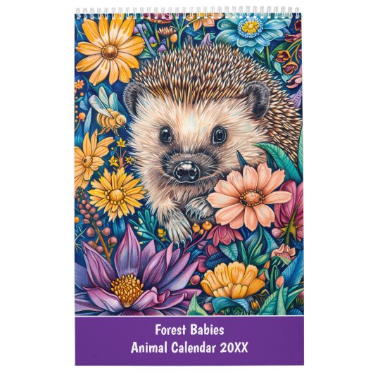 Bébés de la forêt – Calendrier des animaux (Protection)
