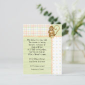 Bébés de la jungle, Baby shower garçon Invitation  (Debout devant)