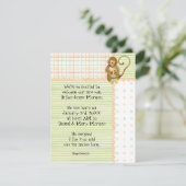 Bébés de la jungle, Bébé garçon Faire-part de nais (Debout devant)