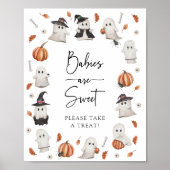 Bébés d'Halloween Sont Mignons Affiche (Devant)