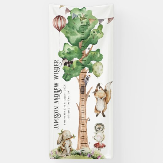 Bébés mignons animaux | Bannière graphique de croi (Vertical)