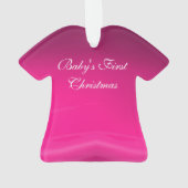 BÉBÉ'S PREMIER NOËL Améthyste Rose, Ruby Céramique (dos)