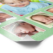Bébés Première année Garder vert Collage photo (Coin)