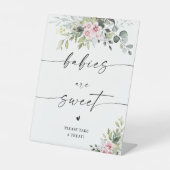 Bébés rose pâle vert sont doux signe (Recto)