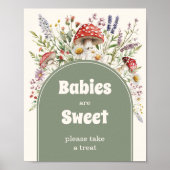 Bébés sont mignons Affiche de baby shower Champign (Devant)