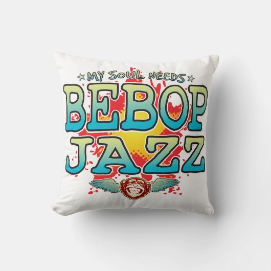Bebop Jazz Soul Cushion Kussen (Voorkant)