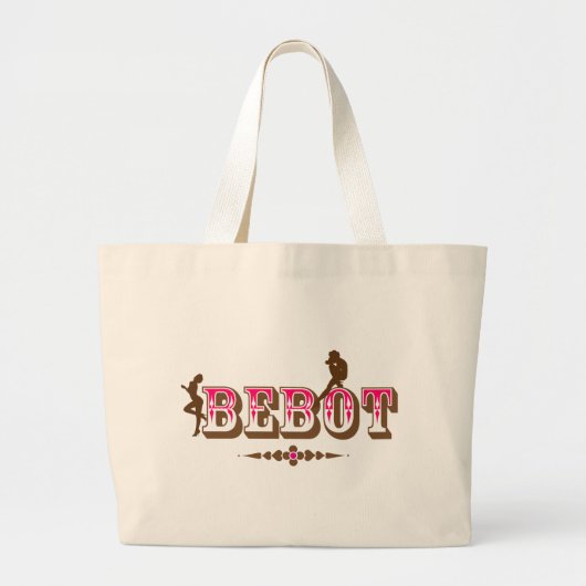 Bebot + Babae + Vrouwen Pride Grote Tote Bag (Voorkant)