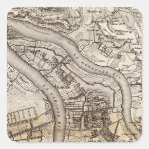 Bec d'Ambes Vierkante Sticker