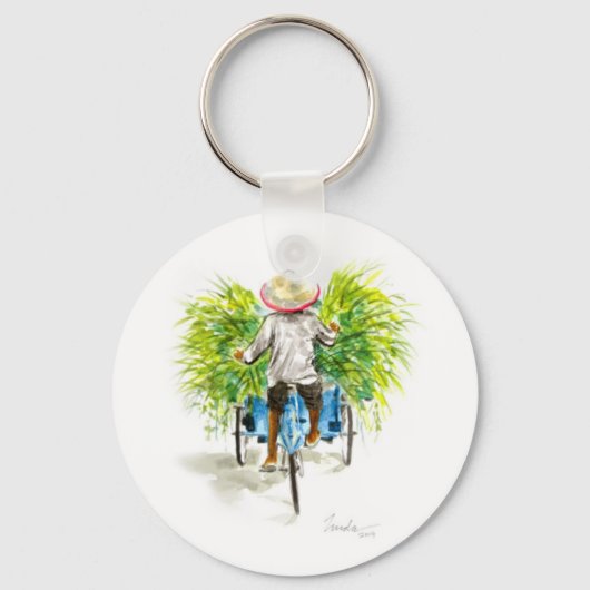 Becak Sleutelhanger (Voorkant)