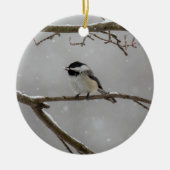 Bécasseau à cou noir | Ornement en céramique (Devant)