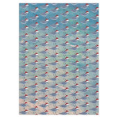 Bécasseaux de Noël nappe de fête côtière (Devant)