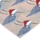 Bécasseaux de Noël nappe de fête côtière (Angle)