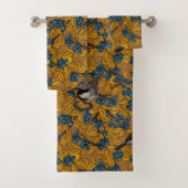 Bécasseaux sur les branches de bleuets (En situation)