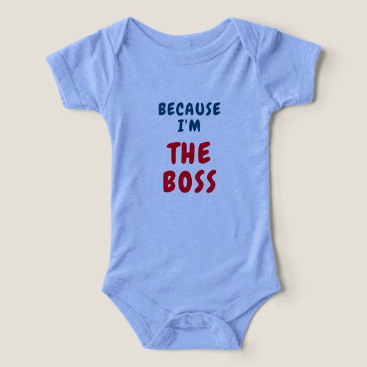 Because I am the BOSS (Design voorkant)