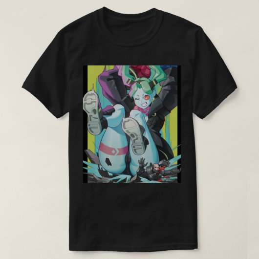 Becca van Cyberpunk Edgerunners T-shirt (Design voorkant)