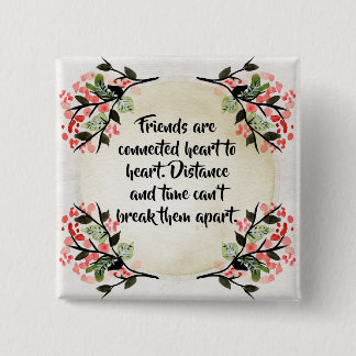 Becca's inspiratie - Friends Pin Vierkante Button 5,1 Cm