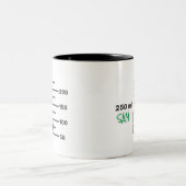 Bécher de laboratoire scientifique Mug blanc perso (Centre)