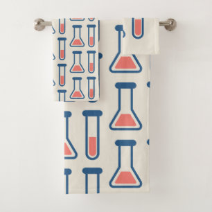 Bécher et essai Tube science Motif à thème
