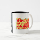 Beck en Caul-mok Tweekleurige Koffiemok (Voorkant rechts)