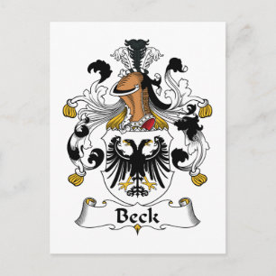 Beck Family Crest Briefkaart