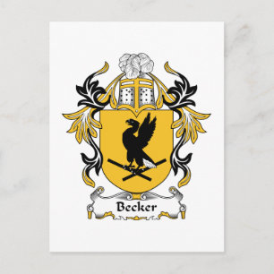 Becker Family Crest Briefkaart
