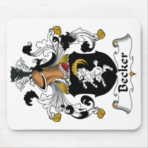 Becker Family Crest Muismat