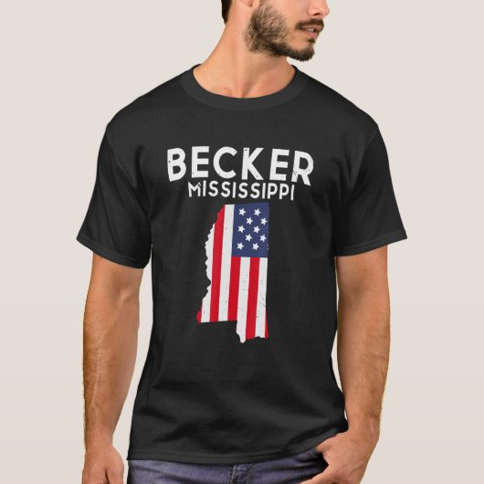 Becker Minnesota USA State America Travel Minnesot T-shirt (Voorkant)